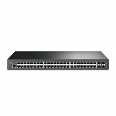 TP-LINK Switch T2600G-52TS L2 Managed, Rack Mountable, 1 Gbps (RJ-45) ports quantity 48, SFP ports quantity 4