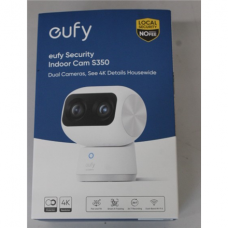SALE OUT. Anker Eufy Security Indoor Cam S350, White | Anker Eufy Security Indoor Camera | S350 | 24 month(s) | Tabletop | Wide-Angle Lens | Micro SD, Max. 128GB | UNPACKED, MISSING POSITIONING STICKER SALE OUT. Anker Eufy Security Indoor Cam S350, White | Anker Eufy Security Indoor Camera | S350 | 24 month(s) | Tabletop | Wide-Angle Lens | Micro SD, Max. 128GB | UNPACKED, MISSING POSITIONING STICKER