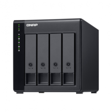 QNAP High-performance Desktop SATA 6Gbps JBOD Storage Enclosure | TL-D400S | Black