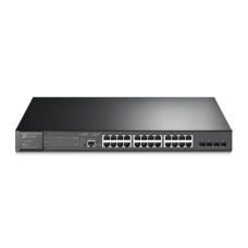 TP-Link TL-SG3428MP Switch L2 Managed, Rack Mountable, 24x10/100/1000Mbps ports,24xPoE+ ports, PSU single, Steel case