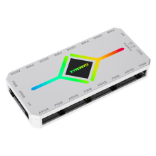 Gamemax | V4.0 ARGB PWM HUB WT | Hub for Gaming Chassis
