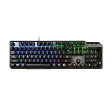 MSI GK50 Elite, Gaming keyboard, RGB LED light, US, Wired, Black/Silver