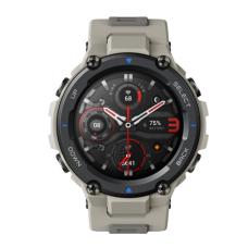 Amazfit T-Rex Pro Smart watch, GPS (satellite), AMOLED Display, Touchscreen, Heart rate monitor, Activity monitoring 24/7, Waterproof, Bluetooth, Desert Grey