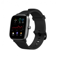 Amazfit GTS 2mini 1.55” (3.9 cm), Smart watch, GPS (satellite), AMOLED Display, Touchscreen, Heart rate monitor, Activity monitoring 24/7, Waterproof, Bluetooth, Meteor Black