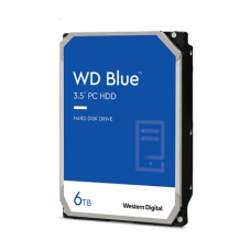HDD|WESTERN DIGITAL|Blue|6TB|SATA 3.0|256 MB|5400 rpm|3,5