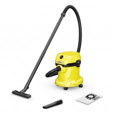 Vacuum Cleaner|KARCHER|Wet and dry vacuum cleaner WD 2 Plus V-15/4/18|Car cleaning|1000 Watts|Suction power 220W|Capacity 15 l|Noise 74 dB|Yellow|Weight 4.3 kg|1.628-003.0