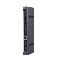 I/O ADAPTER USB-C TO HDMI/USB3/9IN1 A-CM-COMBO9-02 GEMBIRD