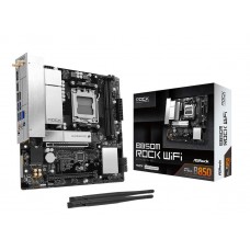 Mainboard|ASROCK|AMD B850|Socket AM5|micro ATX|RAM DDR5-SDRAM|2xSlots|Wi-Fi Yes|Bluetooth Yes|1xNumber of M.2 (M) slots|B850MROCKWIFI