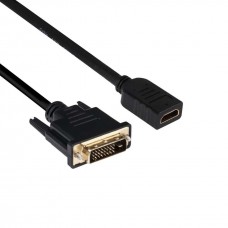 CABLE DVI-D TO HDMI 2M/M/F CAC-1211 CLUB3D