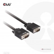 CABLE VGA TO VGA 10M/M/M CAC-1710 CLUB3D