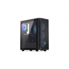 Case|ENDORFY|Signum 300 ARGB|MidiTower|Case product features Transparent panel|Not included|ATX|MicroATX|MiniITX|Colour Black|EY2A006
