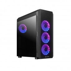 Case|CHIEFTEC|GL-04B-UC-OP|MiniTower|Case product features Transparent panel|Not included|ATX|MicroATX|MiniITX|Colour Black|GL-04B-UC-OP