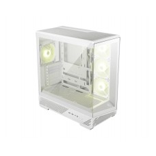 Case|MSI|MAG PANO 130R PZ|MidiTower|Case product features Transparent panel|Not included|Colour White|MAGPANO130RPZWHITE
