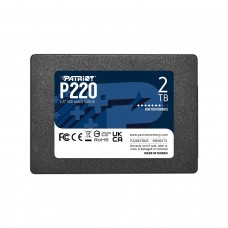 SSD|PATRIOT|P220|2TB|SATA|Write speed 500 MBytes/sec|Read speed 550 MBytes/sec|2,5