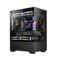 Case|GOLDEN TIGER|Raider SL-2|MiniTower|Case product features Transparent panel|Not included|Colour Black|RAIDERSL-2