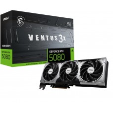 MSI GeForce RTX 5080 16G VENTUS 3X OC BLACK | MSI
