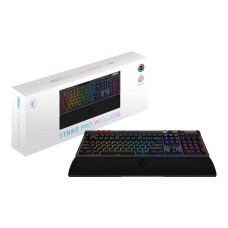KEYBOARD GAMING BLACK US/STRIKE PRO W SILENT US MSI