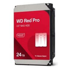HDD|WESTERN DIGITAL|Red Pro| 24 TB|Serial ATA|7200 RPM|3.5 