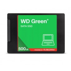 SSD|WESTERN DIGITAL|Green|500GB|3D NAND|Read speed 545 MBytes/sec|2,5